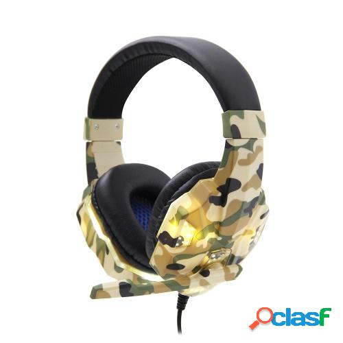 SY830MV Gaming Headset 3.5mm Auriculares con cable sobre la