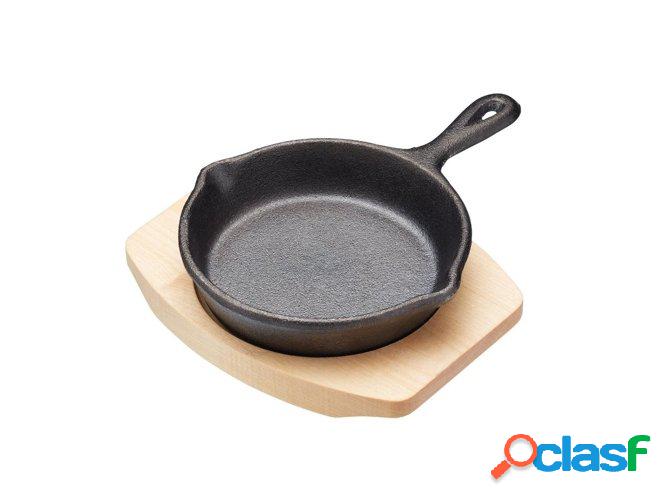 Sartén Redondo de hierro Fundido con Tabla KITCHEN CRAFT