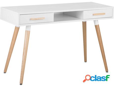 Secretario Frisco (Blanco - MDF -50x120x75 cm)