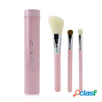 Sigma Beauty Essential Trío Set de Brochas - # Pink 4pcs