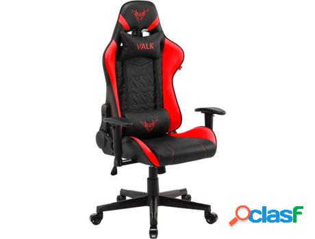 Silla Gaming VALK NYX (Hasta 120 kg - Clase 4 - Rojo)