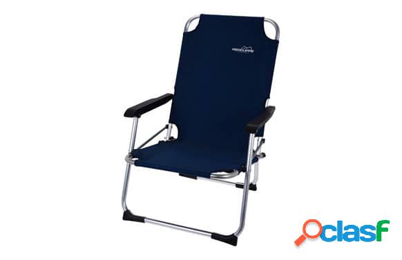 Silla de camping plegable Azul Oscuro 77x53x61cm
