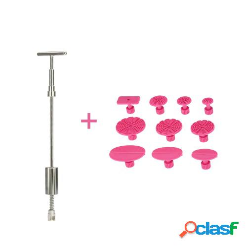 Slide Hammer T Herramienta Extractor Bar + 10pcs Red Pulling