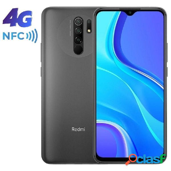 Smartphone móvil xiaomi redmi 9 4gb/ 64gb/ 6.53'/ gris