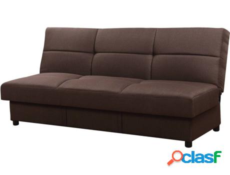 Sofá Cama HABITAT ET JARDIN clic clac Enzo 3 Plazas Marrón