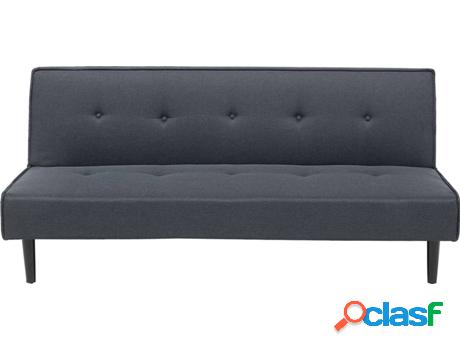 Sofá Cama Visby (Gris - Poliéster -92x180x80 cm)