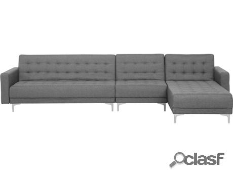 Sofá Rinconera Aberdeen (Gris - Poliéster -168x347x87 cm)