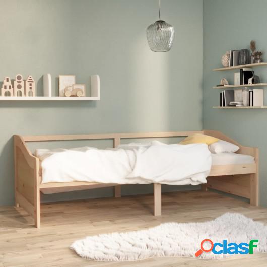 Sofá cama 3 plazas de madera maciza de pino 90x200 cm