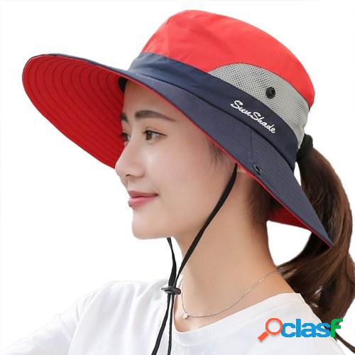 Sombrero de pesca para mujeres Hombres Malla Verano al aire