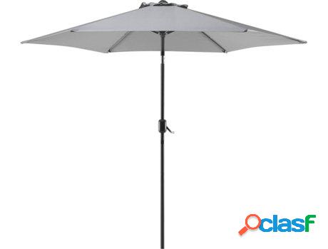 Sombrilla BELIANI Varese (Gris - Poliéster - cm)