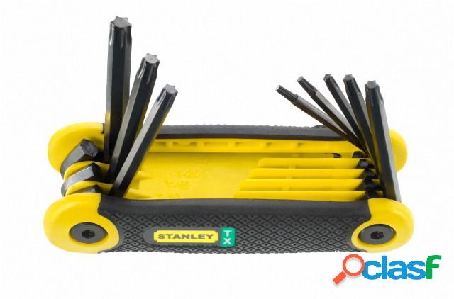 Stanley 8 llaves Torx hexagonales