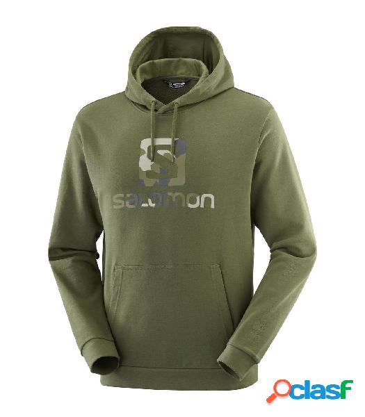 Sudadera Salomon OutLife Pullover Hoody Olive Night XL