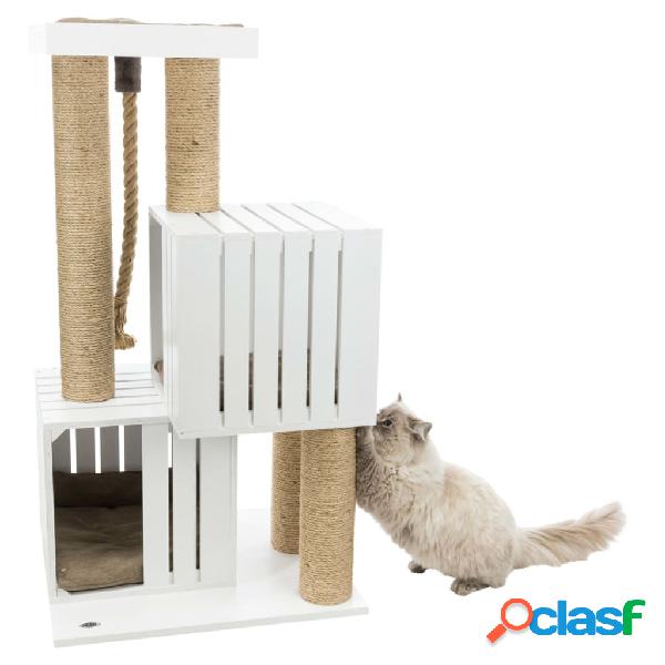 TRIXIE Poste rascador para gatos BE NORDIC Skadi blanco y