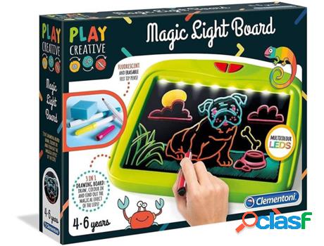 Tablero Transparente CLEMENTONI Luces LED