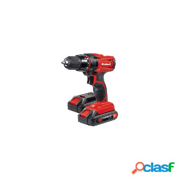 Taladro bateria einhel tc-cd 18-2 li 1.3ah 2 velo