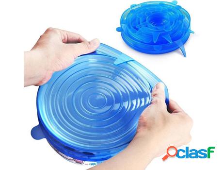 Tapa WE HOUSEWARE BN5292 (Azul - Silicona)