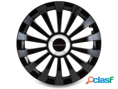 Tapacubo de Coches GOODYEAR Roda Flexo 14" (Negro -