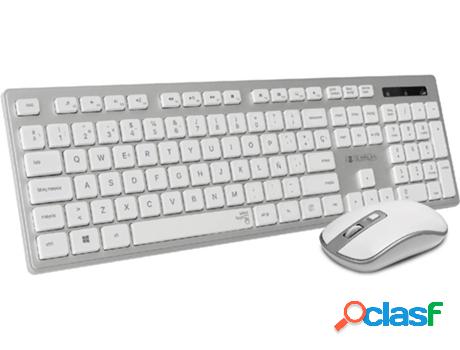 Teclado + Ratón SUBBLIM SUBKBW-CEKE10 Plateado