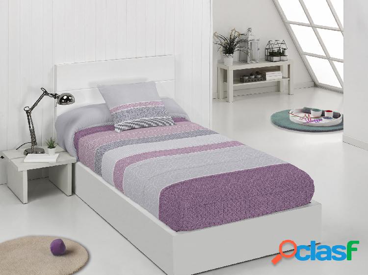 Tejidos J.V.R. Edredón Ajustable Modelo Coral - Morado /