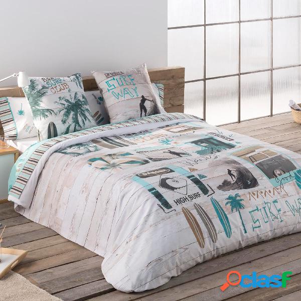 Tejidos JVR Funda Nordica + Almohada Modelo Surf - Cama 180