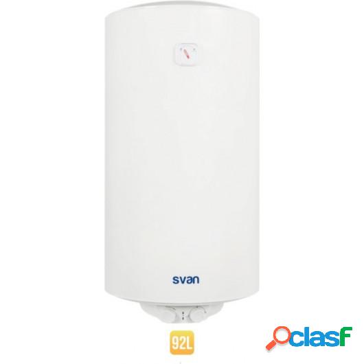 Termo Electrico 92Lt vertical Svan Blanco con Termostato
