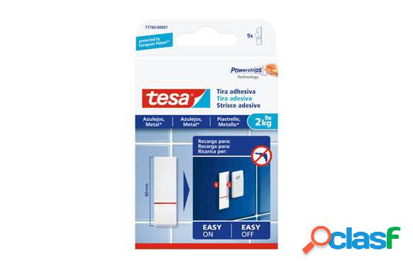 Tiras Tesa Tape Powerstrips SMS removible 2Kg