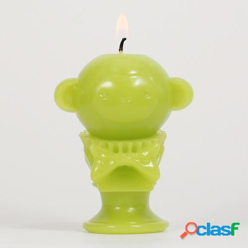 Tomfeel Scented Candle - Green Monkey Animal Skeleton