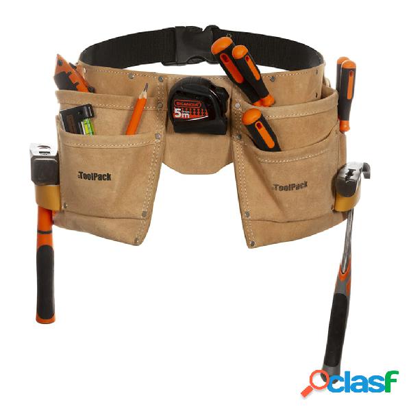 Toolpack Cinturón portaherramientas 2 bolsillos Superior