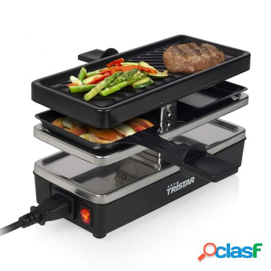 Tristar Plancha raclette 2 personas RA-2741 negro 400 W