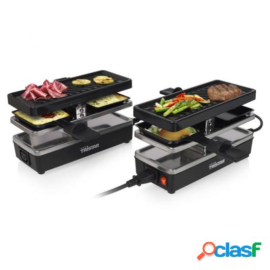 Tristar Plancha raclette 4 personas RA-2742 negra 800W