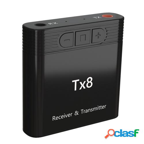 Tx8 2 en 1 Bluetooth 5.0 Transmisor Receptor Adaptador de