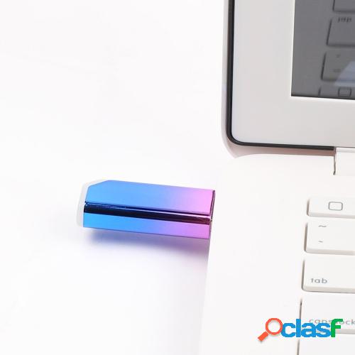 USB3.0 Disco flash USB Carcasa de metal Luz de respiración