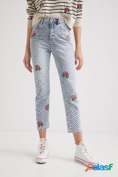 Vaquero Straight cropped floral