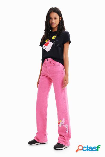 Vaqueros Wide leg Pink Panther