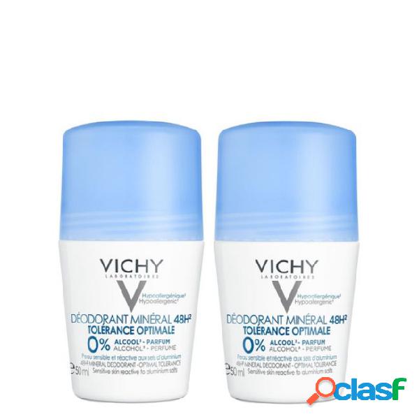 Vichy Dúo Desodorante Mineral 48H Roll-On 2x50ml