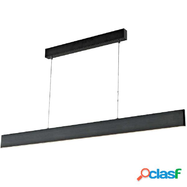 Wofi Lámpara colgante LED Sileas 122x6x150 cm negro