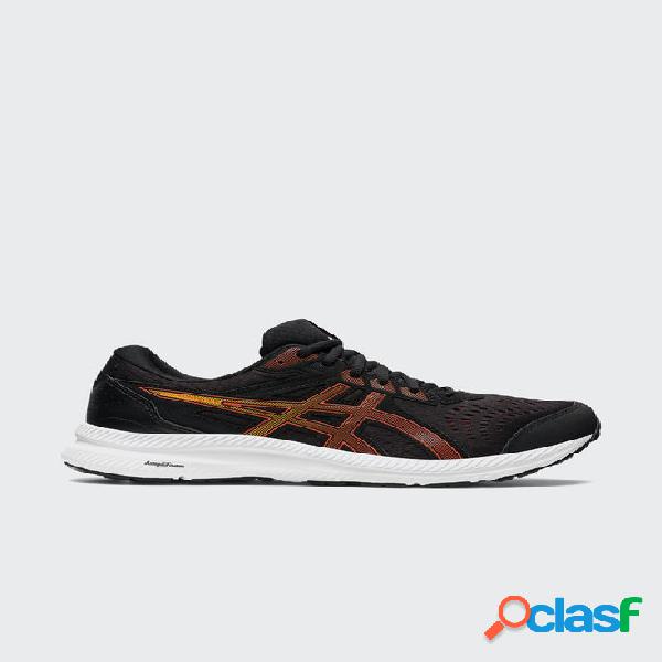 Zapatilla running asics gel contend 8 negra hombre