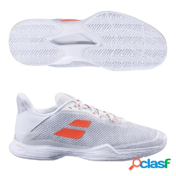 Zapatillas babolat jet tere clay women white living coral 38