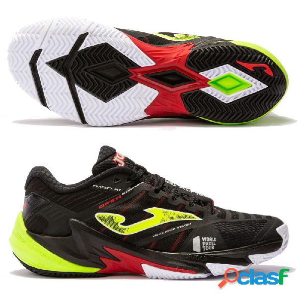 Zapatillas joma t.open men 2201 negro verde fluor 42
