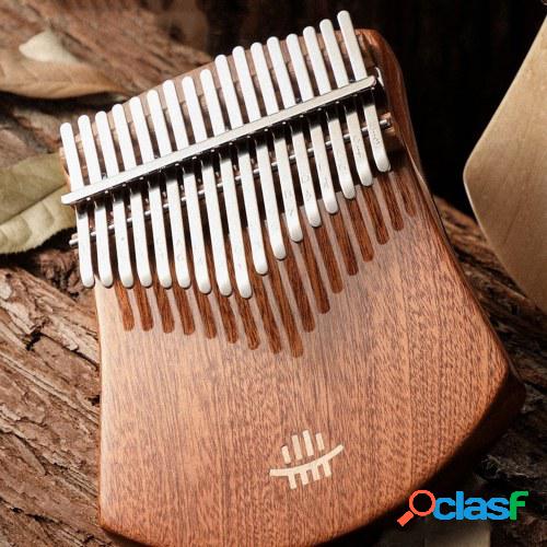 hluru 17-Key Finger Thumb Piano Instrumento musical
