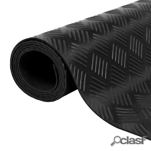 vidaXL Alfombrilla de goma antideslizante 2x1 m ajedrezada