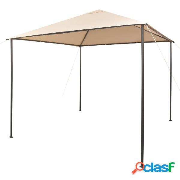 vidaXL Cenador carpa 3x3 m de acero beige