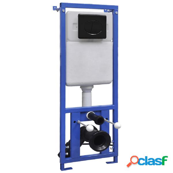vidaXL Cisterna alta oculta 11 L 41x14x (110-125) cm