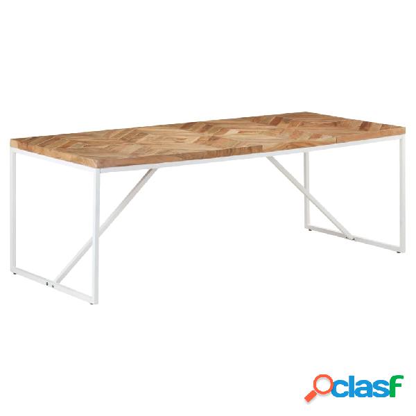 vidaXL Mesa de comedor madera maciza de acacia y mango