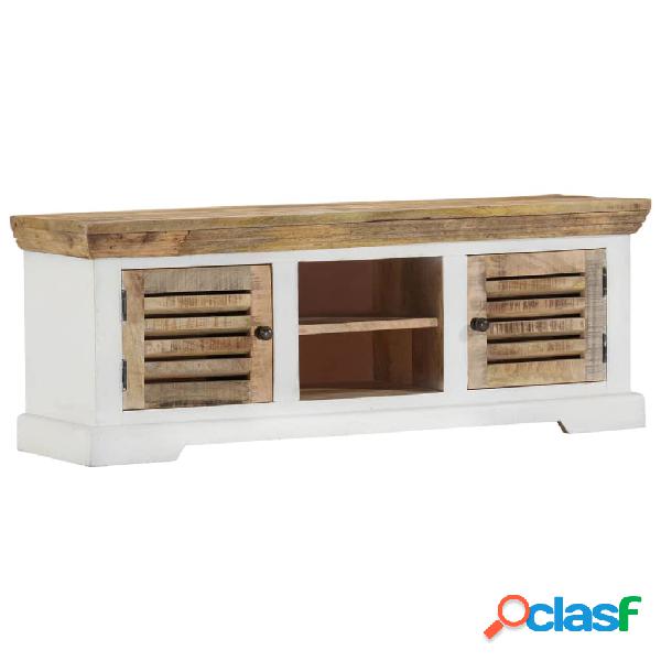 vidaXL Mueble de TV madera maciza de mango 110x30x40 cm