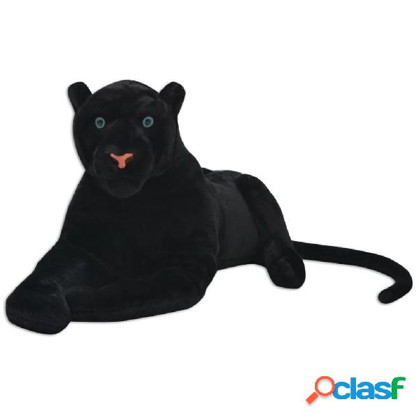 vidaXL Pantera de peluche negra XXL