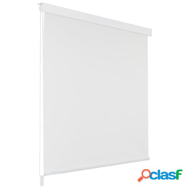 vidaXL Persiana enrollable de ducha 140x240 cm blanco