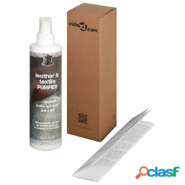 vidaXL Purificador de cuero y tela 250 ml