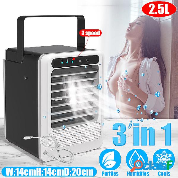 5W 8 Horas 3 en 1 Mini refrigerador de aire acondicionado