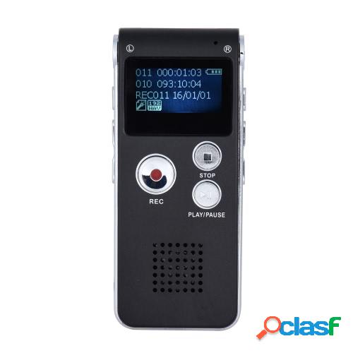 8GB Audio digital inteligente Grabadora de teléfono de voz